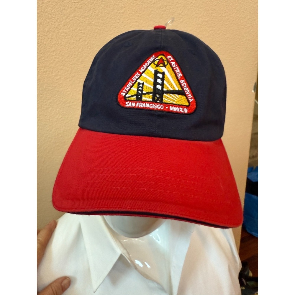 Star Trek Men's Cap Black Red Cotton San Francisco Adjustable Baseball Hat